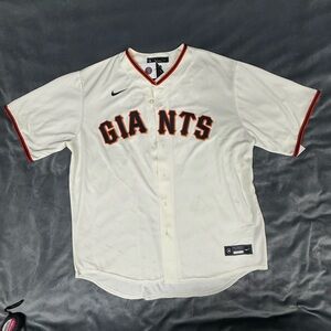 Nike White Athletic Jersey